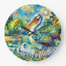 Pelican Bird in Wonderland Personalisiert