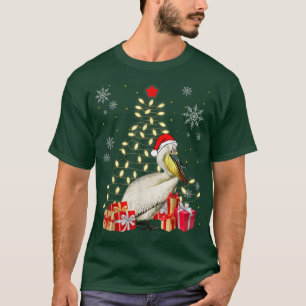 Pelican Bird Lover Xmas Pelican Weihnachtsbaum T-Shirt