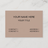 Pelican Bird Visitenkarte (Rückseite)