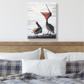 Pelican Birds Wildlife Animals Beach Leinwanddruck (Insitu (Schlafzimmer))