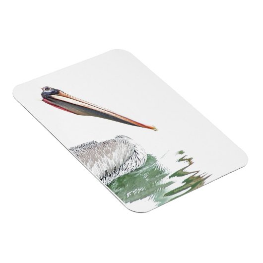 Pelican Birds Wildlife Animals Beach Magnet (Rechte Seite)
