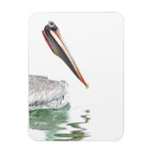 Pelican Birds Wildlife Animals Beach Magnet (Vertikal)