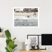 Pelican Birds Wildlife Animals Poster (Heimbüro)