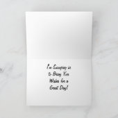 Pelican Birthday 1 Card Karte (Innenseite)