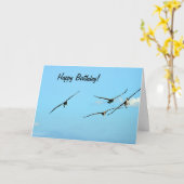 Pelican Birthday 1 Card Karte (Gelbe Blume)