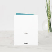 Pelican Birthday Card Feiertagskarte (Rückseite)