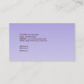 Pelican Business Card Visitenkarte (Rückseite)