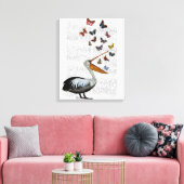 Pelican & Butterfisch Leinwanddruck (Insitu (Wohnzimmer))