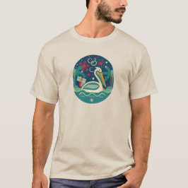 PELICAN CHRISTMAS ORIGINAL MODERN ART T-Shirt