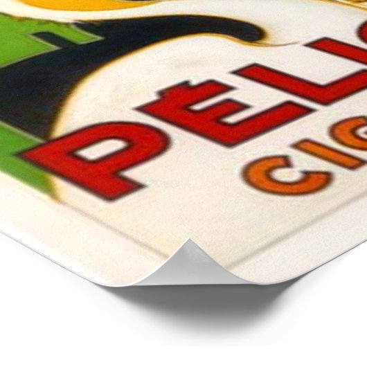 Pelican Cigarettes Poster (Ecke)