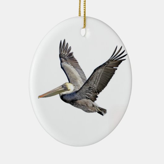 Pelican Clear Keramik Ornament (Rechts)