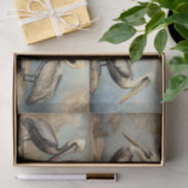 Pelican Collage 2 Decoupage Paper Seidenpapier (Geschenk)