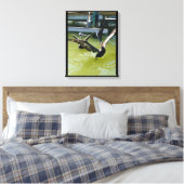 Pelican Dance Leinwanddruck (Insitu (Schlafzimmer))