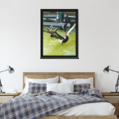 Pelican Dance Leinwanddruck (Insitu (Schlafzimmer))
