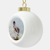 Pelican Days Keramik Kugel-Ornament (Rechts)
