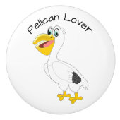 Pelican-Design personalisiert Keramikknauf (Vorderseite)