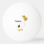 Pelican Design Tischtennisball (Rückseite)