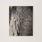 Pelican Feathers Abstrakt Nature Fotografy Puzzle (Vertikal)