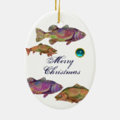 PELICAN FISHING KERAMIK ORNAMENT (Hinten)