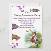 PELICAN FISHING TOURNAMENT PARTY EINLADUNG (Rückseite)