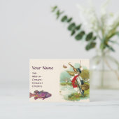 PELICAN FISHING VISITENKARTE (Stehend Vorderseite)