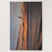 Pelican Flying at Sunrise, Dauphin Island, Alabama Puzzle (Vertikal)