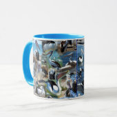 Pelican Foto Collarge Tasse (Vorderseite Links)