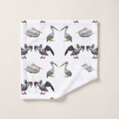 Pelican Frenzy Badewanne Handtuch Set (Waschlappen)