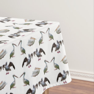 Pelican Frenzy Tablecloth (Farbe auswählen) Tischdecke