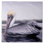 Pelican Gliding Fliese (Vorderseite)