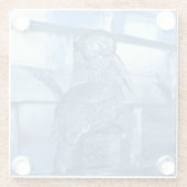 Pelican Ice Sculpture, Quebec, Kanada Glasuntersetzer (Rückseite)