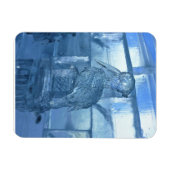 Pelican Ice Sculpture, Quebec, Kanada Magnet (Horizontal)