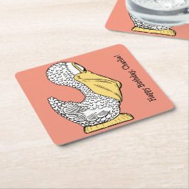 Pelican Illustriert Untersetzer für benutzerdefini