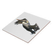 Pelican in Flight Tile (2) Größen Fliese (Seite)