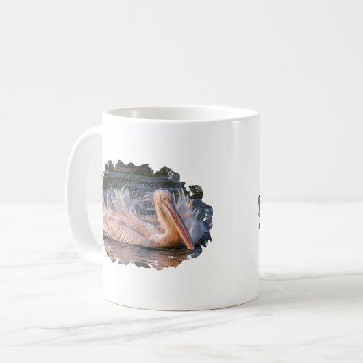 Pelican in Motion Kaffeetasse (Vorderseite Links)