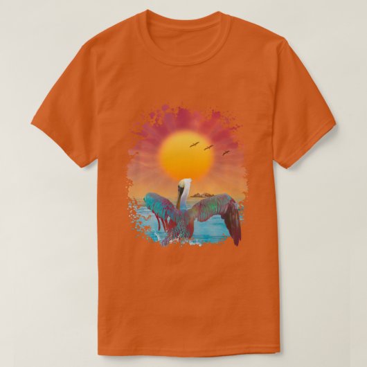 PELICAN ISLAND SUNSET T-Shirt (Design vorne)