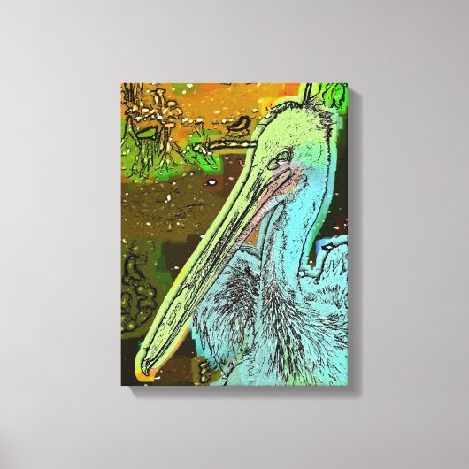 PELICAN LEINWANDDRUCK (Vorderseite)