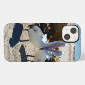 Pelican Liebe, iPhone 13 Case Hülle (Rückseite (Horizontal))