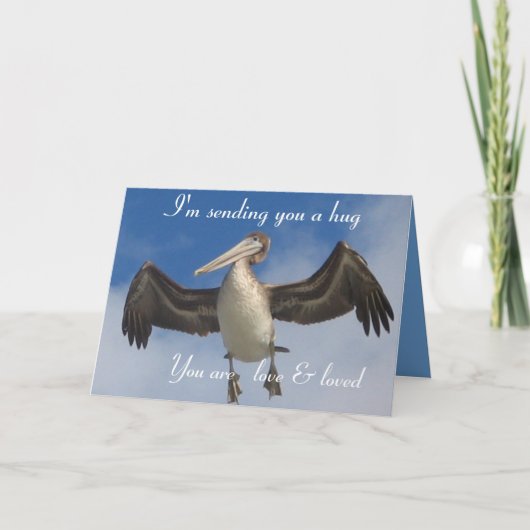 Pelican Love_ Feiertagskarte (Vorderseite)