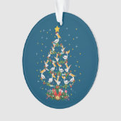 Pelican Lover Xmas Geschenk Matching Pelican Weihn Ornament (Vorderseite)