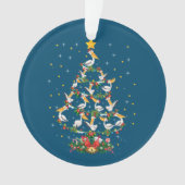 Pelican Lover Xmas Geschenk Matching Pelican Weihn Ornament (Vorderseite)