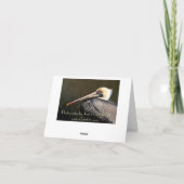 Pelican Merry Christmas Feiertagskarte (Rückseite)