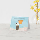 Pelican Motivation Karte (Gelbe Blume)