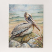 Pelican on the Beach Puzzle (Vertikal)