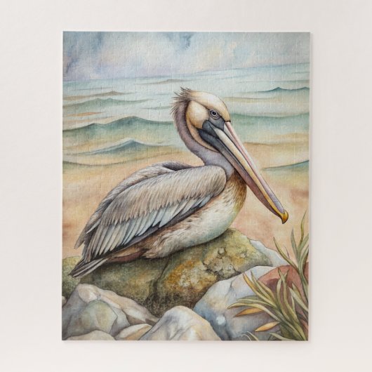 Pelican on the Beach Puzzle (Vertikal)