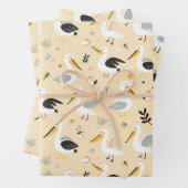 Pelican Paradies Geschenkpapier Set (Beispiel)