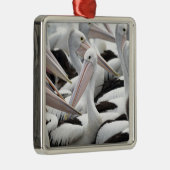 Pelican Pod Ornament Aus Metall (Rechts)