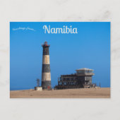 Pelican Point Lighthouse Walvis Bay Namibia Postkarte (Vorderseite)