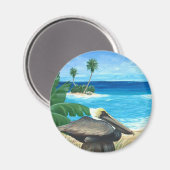 Pelican POINT Magnet (Vorderseite/Rückseite)