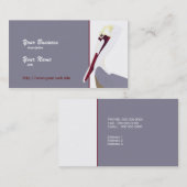 Pelican Portrait Business Card Visitenkarte (Vorne/Hinten)